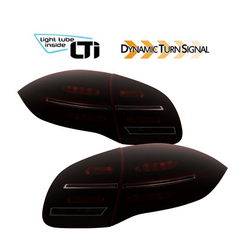 Feux arrière LTI / LED avec clignotant dynamique pour PORSCHE CAYENNE 2 (92A)
