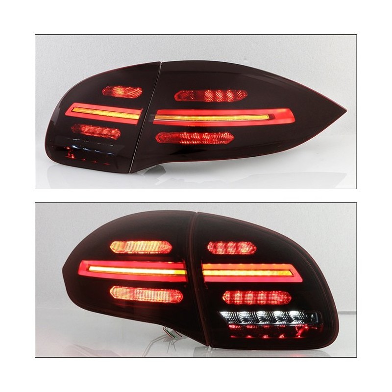 Feux arrière LTI / LED avec clignotant dynamique pour PORSCHE CAYENNE 2 (92A)