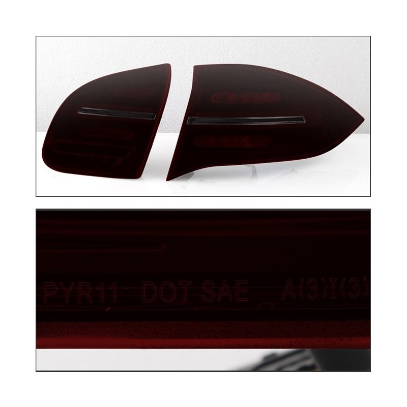 Feux arrière LTI / LED avec clignotant dynamique pour PORSCHE CAYENNE 2 (92A)