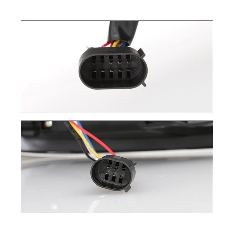 Feux arrière LTI / LED avec clignotant dynamique pour PORSCHE CAYENNE 2 (92A)