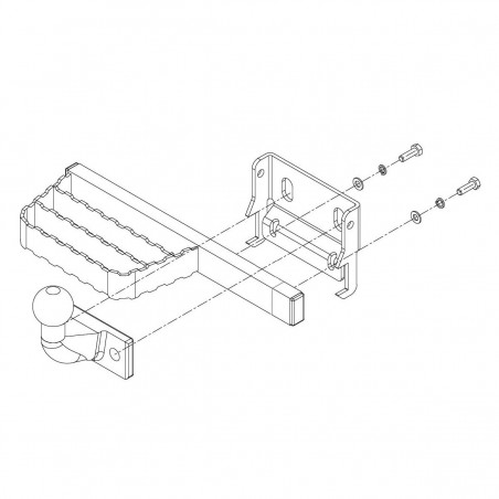 M-LINE Marchepied pour unité de remorquage (20 cm)