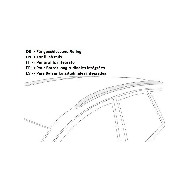 NORDRIVE NOWA ALU Barres de toit pour KIA SOUL 2