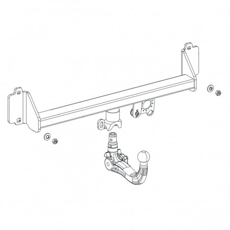 ORIS Attelage de remorque détachable pour BMW X3 / F25