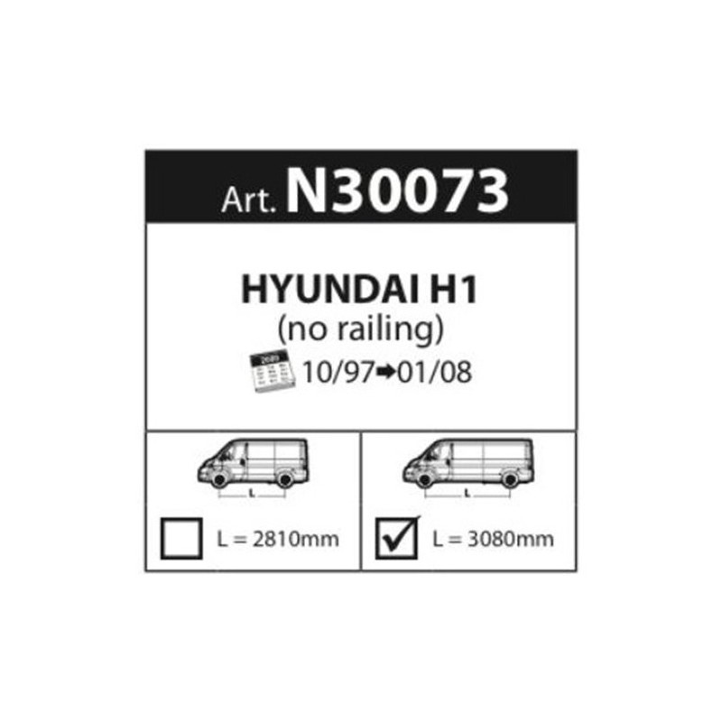 NORDRIVE KARGO Fitting kit (fix points) - N30073