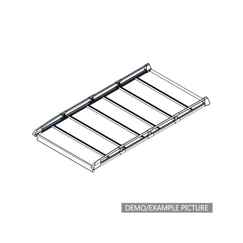 CRUZ EVO RACK ALU MODULE Galerie de toit A37-126 - 370 cm x 126 cm