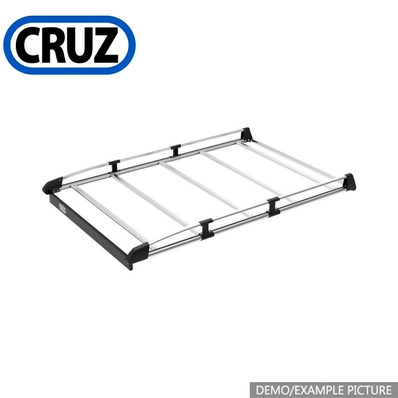 CRUZ EVO RACK ALU MODULE Galerie de toit A37-140 - 370 cm x 140 cm