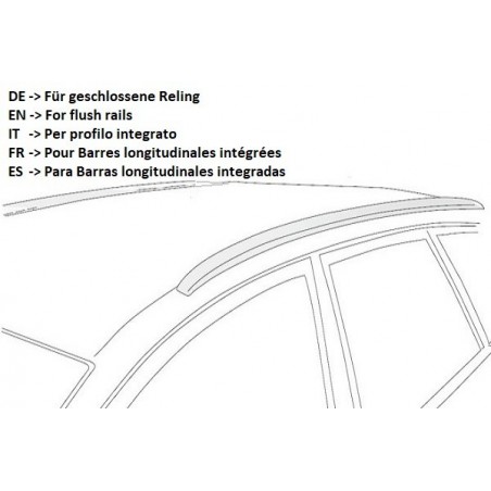 NORDRIVE NOWA ALU Barres de toit pour HYUNDAI TUCSON (NX4)