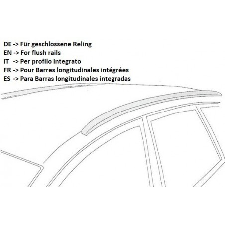 NORDRIVE SNAP ALU Barres de toit pour SKODA OCTAVIA 4 STATION WAGON NORDRIVE SNAP ALU Barres de toit pour SKODA OCTAVIA 4 STATION WAGON