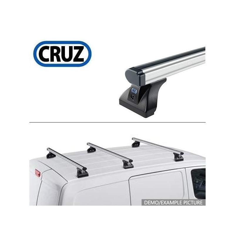 CRUZ ALU CARGO Barres de toit 3-Barres pour VW CRAFTER 1