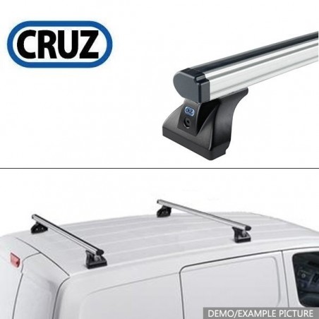 CRUZ ALU CARGO Barres de toit 2-Barres pour CITROEN JUMPER 1 (230/244)