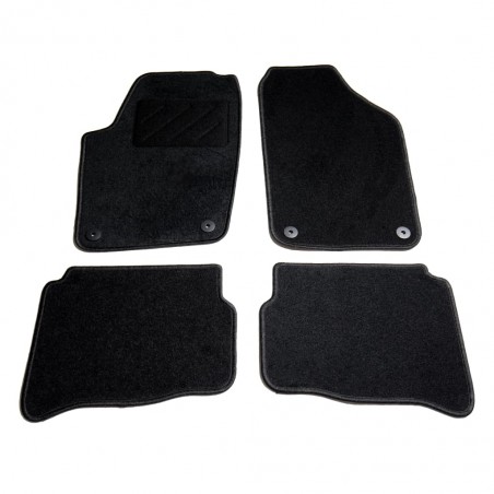 vidaXL Ensemble de tapis de voiture 4 pcs pour VW Polo IV