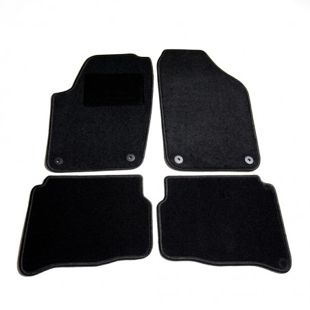 vidaXL Ensemble de tapis de voiture 4 pcs pour VW Polo IV