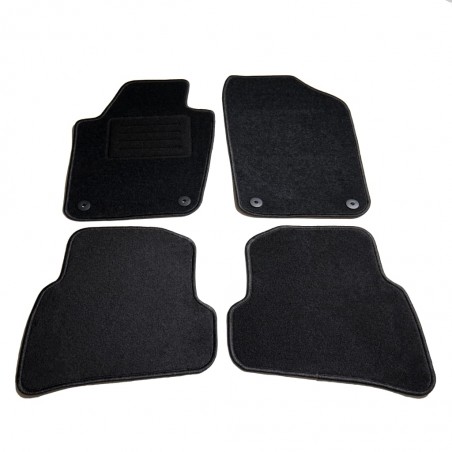 vidaXL Ensemble de tapis de voiture 4 pcs pour VW Polo V