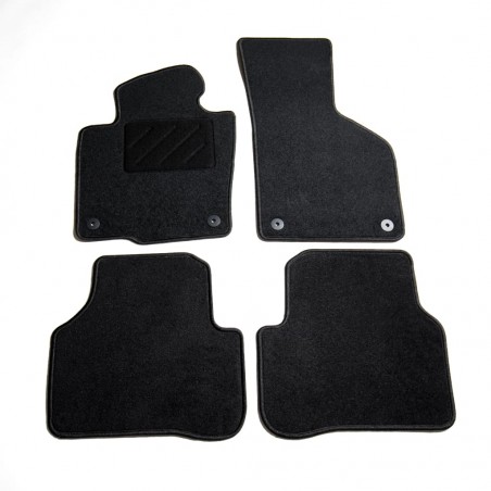 vidaXL Ensemble de tapis de voiture 4 pcs pour VW Passat