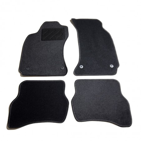 vidaXL Ensemble de tapis de voiture 4 pcs pour VW Passat