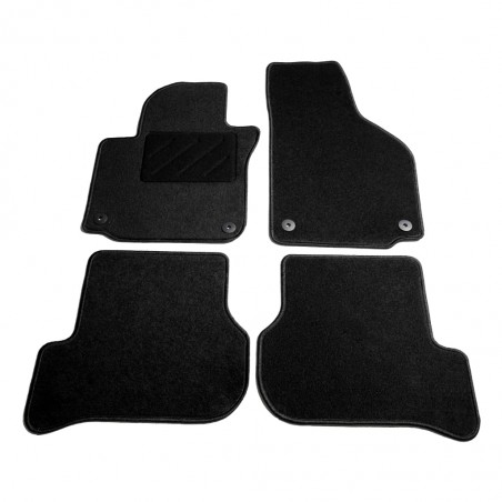 vidaXL Ensemble de tapis de voiture 4 pcs pour VW Golf Plus