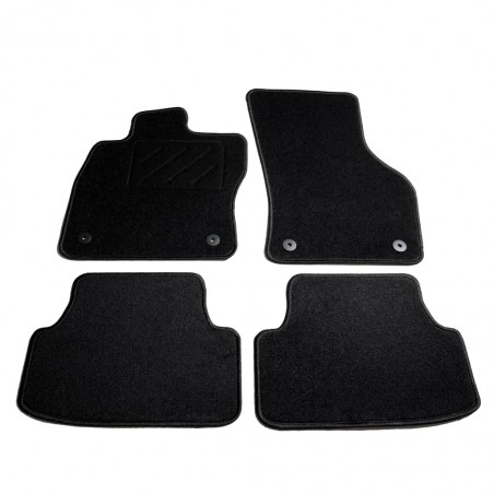 vidaXL Ensemble de tapis de voiture 4 pcs pour VW Golf 7