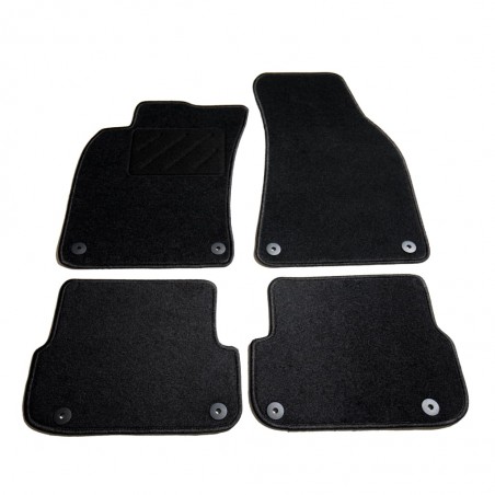 vidaXL Ensemble de tapis de voiture 4 pcs pour Audi A6