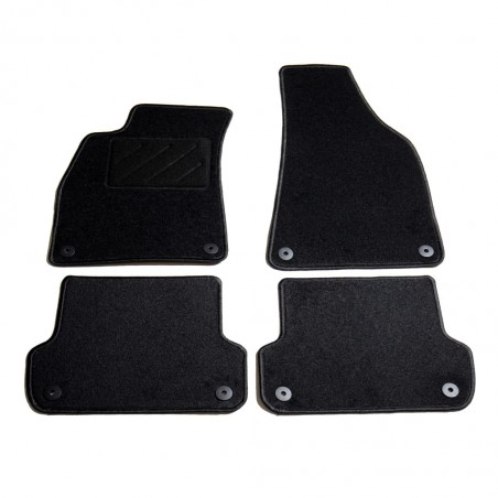 vidaXL Ensemble de tapis de voiture 4 pcs pour Audi A4