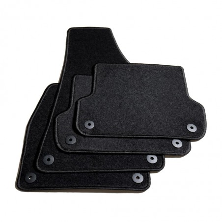 vidaXL Ensemble de tapis de voiture 4 pcs pour Audi A4