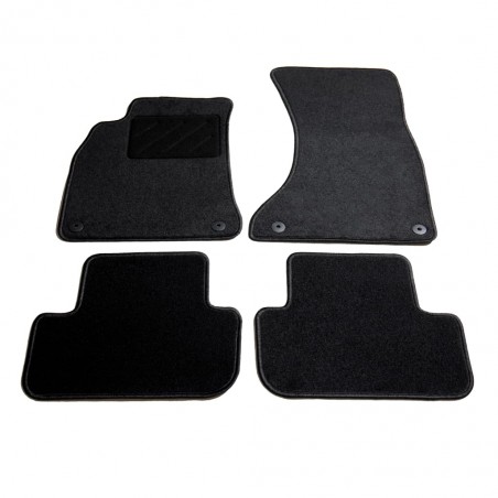 vidaXL Ensemble de tapis de voiture 4 pcs pour Audi A4