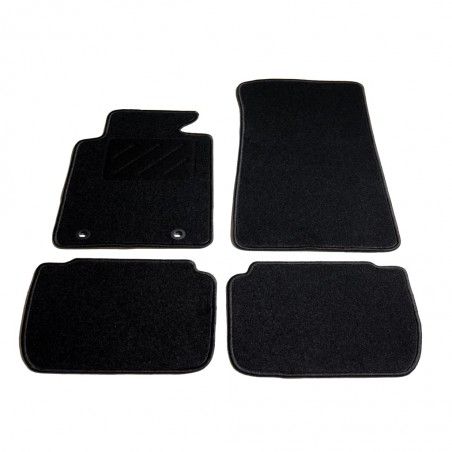 vidaXL Ensemble de tapis de voiture 4 pcs pour série 3 BMW E46