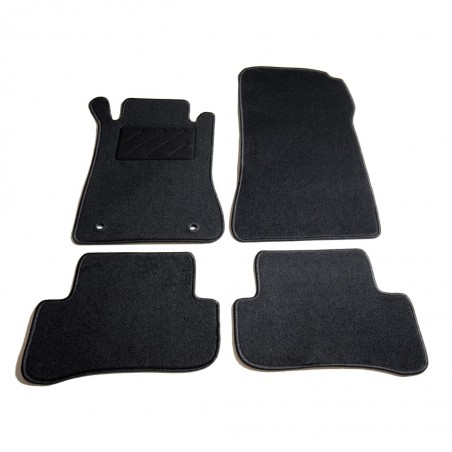 vidaXL Ensemble de tapis de voiture 4 pcs pour Mercedes W203 Classe C