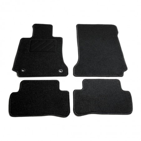 vidaXL Ensemble de tapis de voiture 4 pcs pour Mercedes W204 Classe C