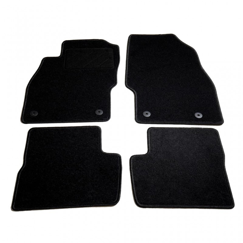 vidaXL Ensemble de tapis de voiture 4 pcs pour Opel Corsa D