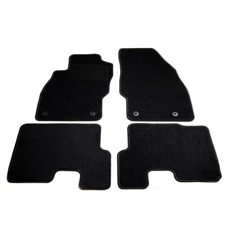 vidaXL Ensemble de tapis de voiture 4 pcs pour Opel Corsa E