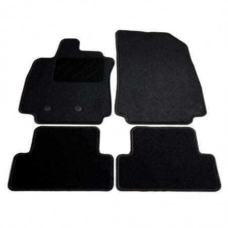 vidaXL Ensemble de tapis de voiture 4 pcs pour Renault Clio