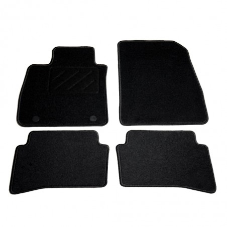 vidaXL Ensemble de tapis de voiture 4 pcs pour Renault Clio IV