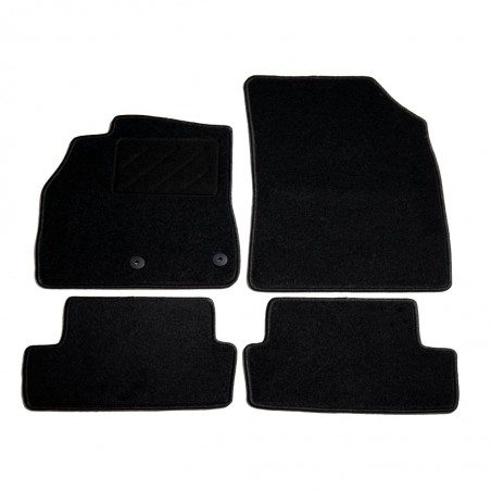 vidaXL Ensemble de tapis de voiture 4pcs pour Renault Megane III Coupé