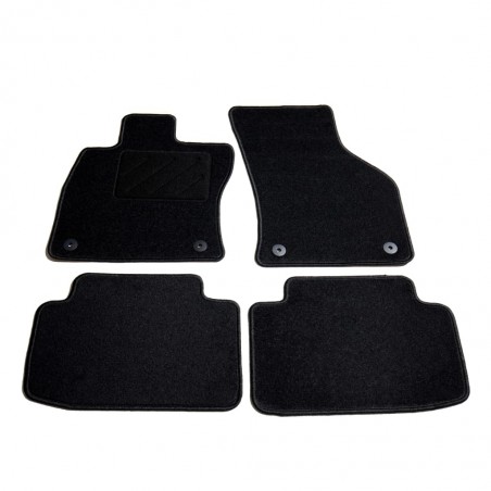 vidaXL Ensemble de tapis de voiture 4 pcs pour Skoda Octavia III