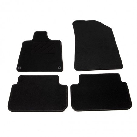 vidaXL Ensemble de tapis de voiture 4 pcs pour Peugeot 407