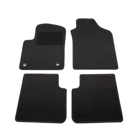 vidaXL Ensemble de tapis de voiture 4 pcs pour Fiat 500