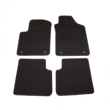 vidaXL Ensemble de tapis de voiture 4 pcs pour Fiat 500 C Twinair