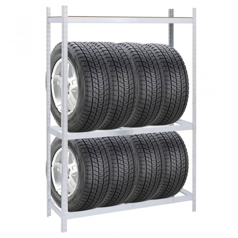 vidaXL Support pour pneus 795 kg Acier