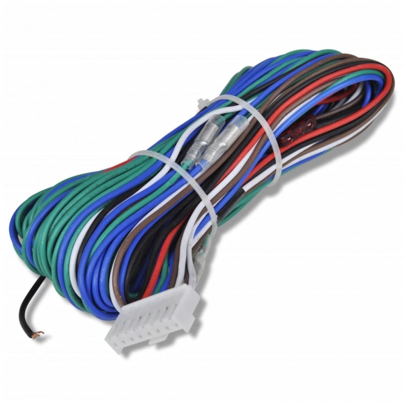 vidaXL Verrouillage central de portière auto 2 clés et 4 moteurs 12 V