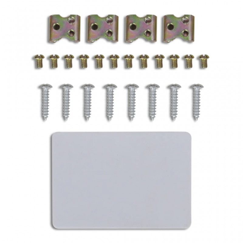 vidaXL Verrouillage central de portière auto 2 clés et 4 moteurs 12 V