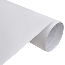 vidaXL Film pour voiture Blanc mat 200x152 cm Imperméable sans boules
