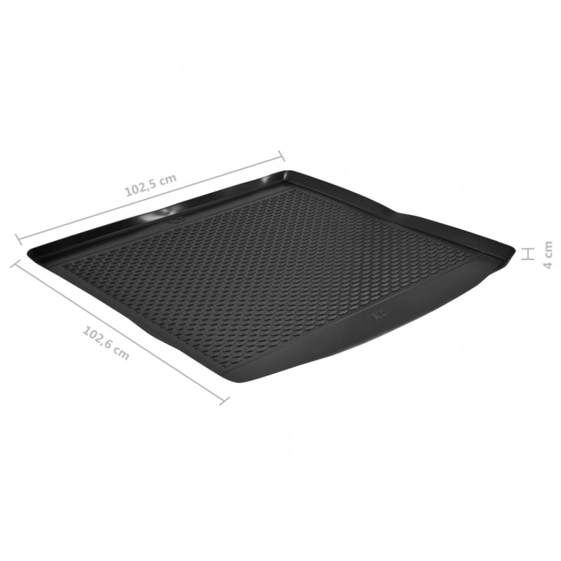 vidaXL Tapis de coffre de voiture Audi A4 Avant (2007-2015) Caoutchouc