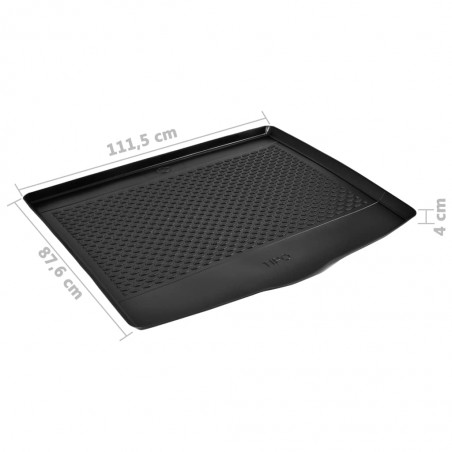 vidaXL Tapis de coffre auto Fiat TIP Hatchback (2016-) Caoutchouc