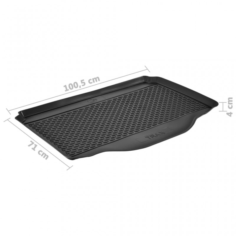 vidaXL Tapis de coffre de voiture Chevrolet TRAX (2013-) Caoutchouc