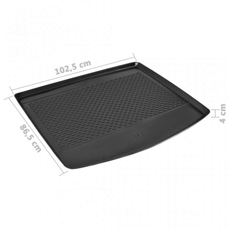 vidaXL Tapis de coffre auto Mazda 3 Hatchback (2014-) Caoutchouc