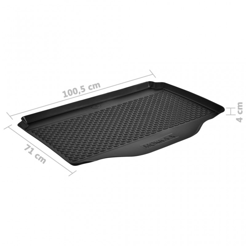 vidaXL Tapis de coffre auto Opel Mokka / Mokka X (2013-) Caoutchouc