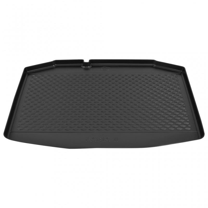 vidaXL Tapis coffre auto Skoda Fabia II Hatchback 2007-2014 Caoutchouc