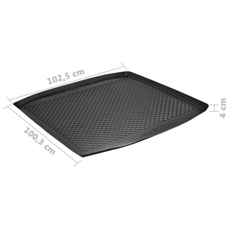 vidaXL Tapis de coffre de voiture Skoda Rapid Sedan (2012-) Caoutchouc