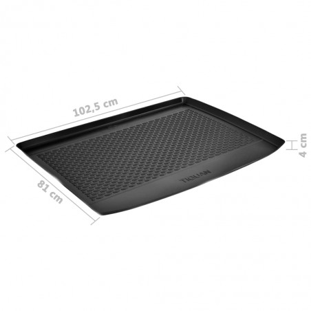 vidaXL Tapis de coffre auto VW Tiguan (2007-2016) Caoutchouc