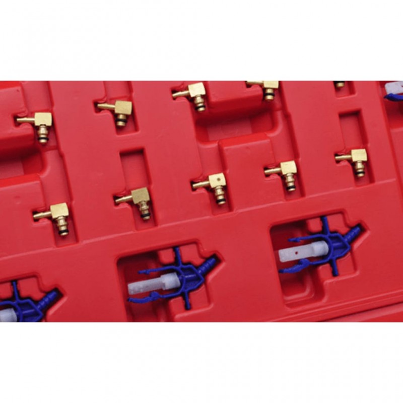 vidaXL Débimètre pour injecteur commun diesel avec jeu d'adaptateurs